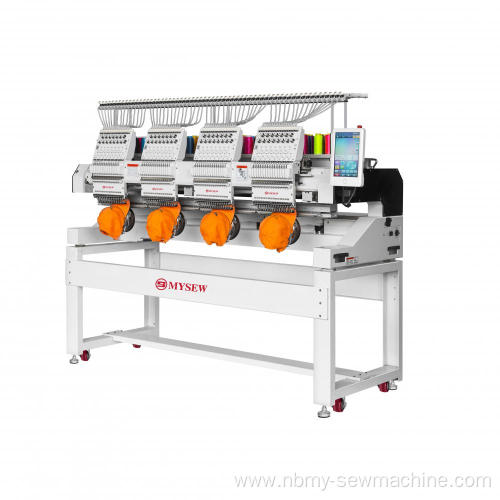 High-speed 4-head computerized embroidery machine